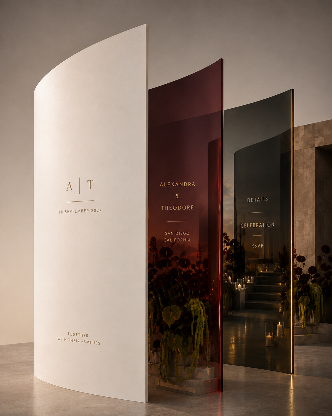 Lia Armonia digital invitation concept